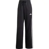 Adidas Essentials 3 Stripes Open Hem French Terry Joggers