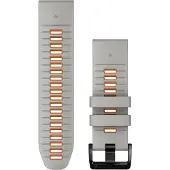 Garmin - Sportsure - Bracelet QuickFit 26mm Silicone Gris / Orange til UnisexSilikone - Grå,Orange