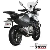 MIVV Oval Lyddæmper S/O 2-1 BL - 650MT 21-