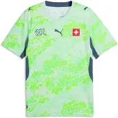 Puma Switzerland 2026 Away Jersey Men, Football, Sea Glass/Dark Indigo, XXL