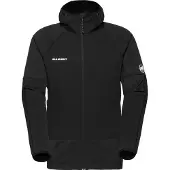Mammut - Klatretøj - Massone ML Hooded Jacket Men Black til UnisexUld - Størrelse S - Sort