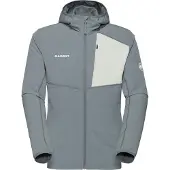 Mammut - Vandretøj - Madris Light ML Hooded Jacket Men Strata Silver Sage til Unisex - Størrelse M - Grå