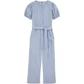 We fashion Overall blue denim / hvid