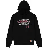 AND1 Sweatshirt burgunder / sort / hvid