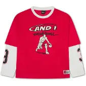 AND1 Bluser & t-shirts rød / sort / hvid
