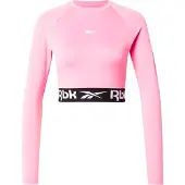 Reebok Funktionsbluse pink / sort / hvid