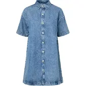 Pieces Blusekjole 'PCSky' blue denim