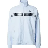 Adidas Overgangsjakke 'CHEST STRIPES TRACK' lyseblå / sort