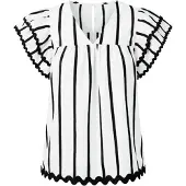 Imily Bela Bluse sort / hvid