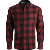 Jack & Jones Gingham Twill Skjorte Med Lange ærmer