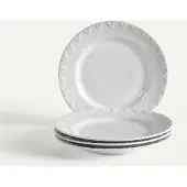 Fyrklövern Mickey Mouse Iconic asiet 21 cm 4-pak, Klassisk hvid