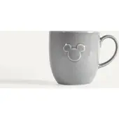 Fyrklövern Mickey Mouse Iconic krus 35 cl, Perlegrå