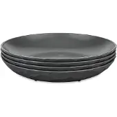 Koziol Club dyb tallerken Ø22 cm 4-pak biocirk termoplast Nature ask grey