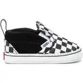 Vans Sko - Slip-On V Crib - Sort/True White - - 19 - Sko