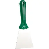 Vikan Skraber, Stainless Steel Hand Scraper, grøn 100mmx235mm