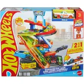 Hot Wheels City Transforming Stunt Garage