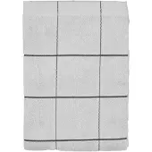 Södahl Økologisk håndklæde - 100% økologisk bomuld - Badehåndklæde 70x140 cm - Vista - Grå ternet