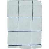 Södahl Økologisk håndklæde - 100% økologisk bomuld - Badehåndklæde 70x140 cm - Vista - Blå ternet