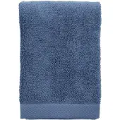 Södahl Økologisk håndklæde - 100% økologisk bomuld - Håndklæde blå 50x100 cm - Organic Comfort - Linen blue