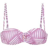 LASCANA Bikinioverdel lilla / hvid
