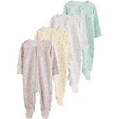 Next Nattøj pastelgul / mint / pastelpink / hvid