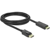 DeLOCK -kabel DisplayPort 1.1 han til High Speed HDMI-A han, 2 m