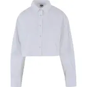 Urban Classics Cropped Oversize Langærmet Bluse