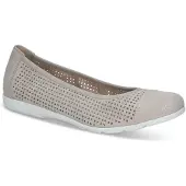 Caprice Ballerina, grey, made of Leather, Size 38
