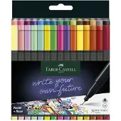 Faber-Castell 151630, Flerfarvet, Flerfarvet, 0,4 mm, Fin, Trekant, Blæk baseret på madfarver