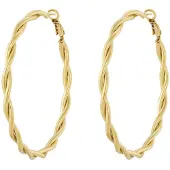 Cala Rose Øreringe 'TWIST HALO' guld