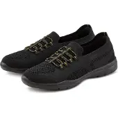 LASCANA Slip On gul / sort
