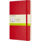 Moleskine Classic Notebook Large, ulinjeret, soft cover Scarlet Red