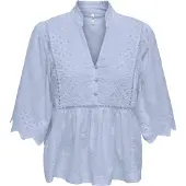 JDY Bluse 'JDYMAYA' dueblå