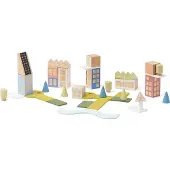 Kids Concept Kid's Concept – blokelių rinkinys miestams statyti | Daugiaspalvis (AIDEN)