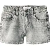 Name it Shorts - NkfRose - Light Grey Denim - - 8 år (128) - Shorts