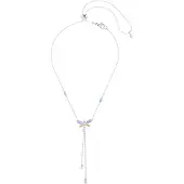 Swarovski Kæde gylden gul / grøn / lilla / sølv
