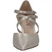 Caprice Pumps, metallic, made of Leather with Queenie, Size 37