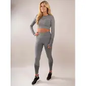 Divina Funktionsbluse grå