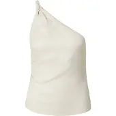 The Base Theory Overdel 'TWISTED LINEN TOP' beige