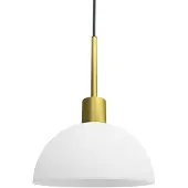 Herstal Vienda loftlampe Messing/Opalglas