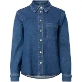 Pieces Pcsilke Denimskjorte
