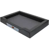 HOBBYDOG Deluxe-hundekurv - sort-grå XL