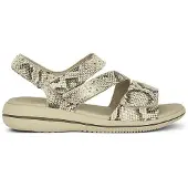 Green Comfort damesandal - Snake