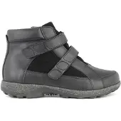 New Feet damestøvle med velcro - Sort