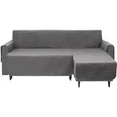 Doggy betræk 240 cm PARIS til højre hjørnesofa, grå