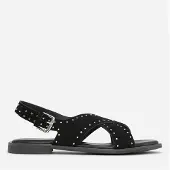 CPH Comfort Dame Kruis Klinknagels Sandaler Sort