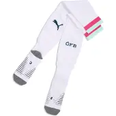 Puma Austria 2026 Striped Football Socks Men, Clothing, White/Mint Melt, 35-38