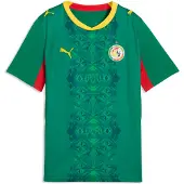 Puma Senegal 2026 Away Jersey Youth, Performance, Wild Green/Red, 15-16Y