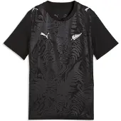 Puma New Zealand 2026 Home Jersey Youth, Football, Black/Silver, 13-14Y
