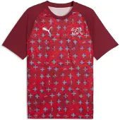 Puma Switzerland Warmup Jersey Men, Football, Regal Red/White, 3XL